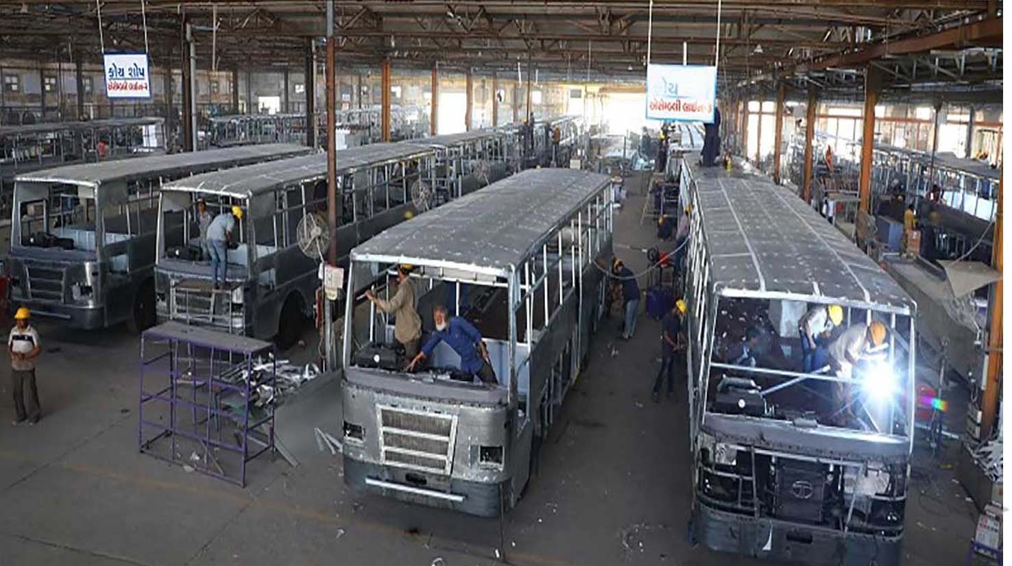 Passenger bus built for city and intercity transit